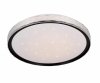 Nowoczesny plafon lampa sufitowa LED czarna metalowa designerska glamour klasyczna okrągła ściemnialna VARDA R64811102 Rl